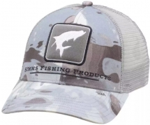 Кепка Simms Tarpon Icon Trucker Cloud Camo Grey