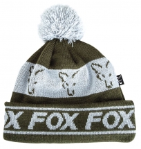 Шапка Fox  green / silver lined bobble