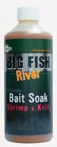 Ликвид Dynamite Baits Big Fish River Bait Soakt Shrimp & Krill 500ml