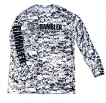 Лонгслив Gambler Long Sleeve Performance Shirt Digital Grey Camo Black