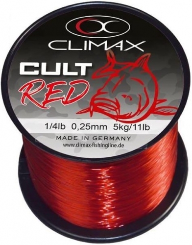 Купить Леска CLIMAX Cult Carpline Red ― Carp Zander