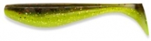 Силикон FishUp Wizzle Shad 3" (8шт) #203 - Green Pumpkin/Flo Chartreuse