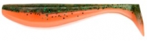 Силікон FishUp Wizzle Shad 3" (8шт) #205 - Watermelon/Flo Orange
