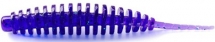 Силикон FishUp Tanta 1" (12шт) #060 -  Dark Violet/Peacock & Silver