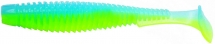 Силикон FishUp U-Shad 4" (8шт) #206 - Sky/Chartreuse
