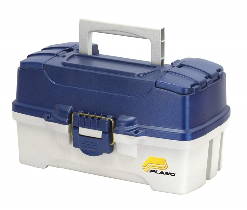 Купить Ящик Plano Two-Tray Blue Tackle Box 620206 (2-х полочный) ― Carp Zander