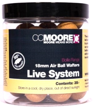 Бойлы CC Moore Live System Air Ball Wafters 15mm (50) - купить | CarpZander