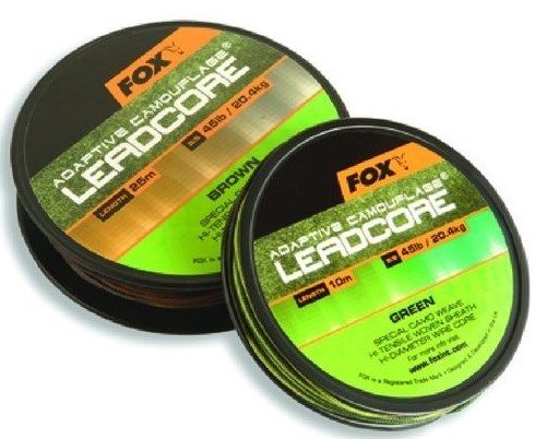 Купить Лидкор Fox Leadcore Green 45lbx25m Adaptive Camoflarge ― Carp Zander