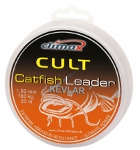 Поводковый материал Climax CULT Catfish Kevlar Leader 20m