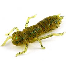 Силикон FishUp Dragonfly 1.5" (8шт) #036 Caramel Green & Black