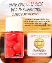 Искусственная кукуруза Enterprise Pop-Up Nutrabaits -Cranberry/N-Butyric #Fluoro Red 