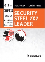 Поводок Gurza SECURITY STEEL 7x7 LEADER