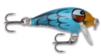 Воблер Rapala Angry Mini Fat Rap Blue Bird MFR03-BLUES