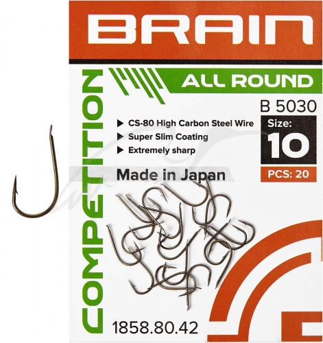 Купить Крючок Brain All Round B5030 ― Carp Zander