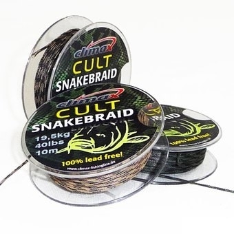 Купить Лидкор без свинца Climax Cult Snake Braid ― Carp Zander