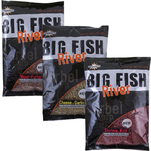 Купить Пеллетс Dynamite Baits Big Fish River Pellets 1.8kg ― Carp Zander