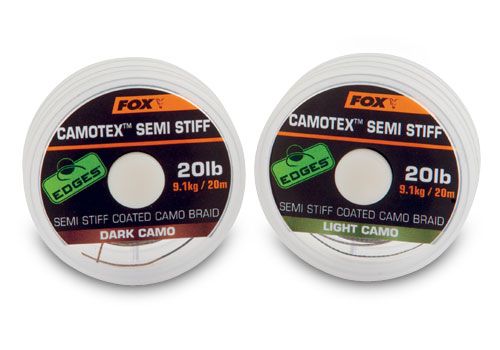 Купить Поводковый материал Fox Edges Camotex Semi Stiff ― Carp Zander