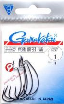 Гачки офсетні Gamakatsu Worm Offset EWG Black