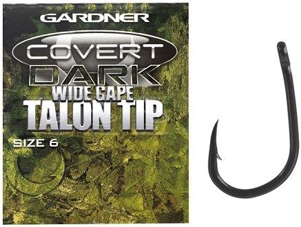 Купить Крючок Gardner Covert Dark Wide Gape Talon Tip ― Carp Zander