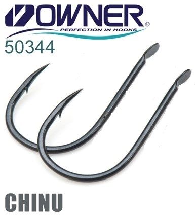 Крючки Owner 50344 Chinu Black Chrome - недорого | CarpZander