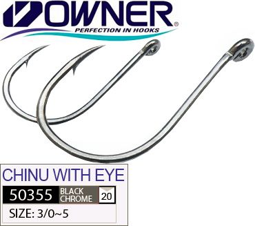 Крючки Owner 50355 Chinu With Eye - недорого | CarpZander