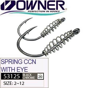 Крючок Owner 53125 Spring CCN With Eye - недорого | CarpZander