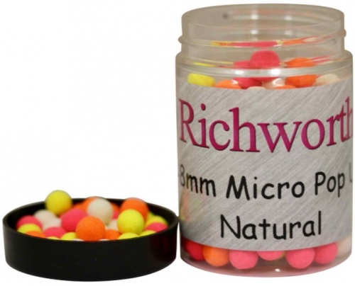 Бойли плаваючі Richworth Micro Pop-Ups 6-8mm 100ml - купить | CarpZander