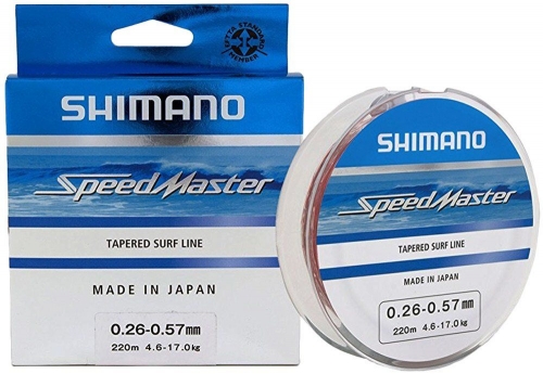 Купить Леска конусная Shimano Speedmaster Tapered Surf Line 220m ― Carp Zander