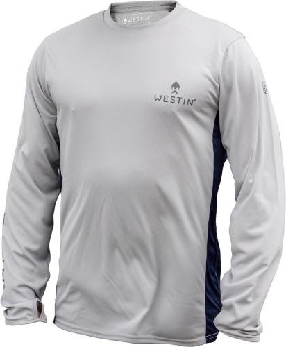 Купить Лонгслив Westin Pro UPF Long Sleeve Grey/Navy Blue ― Carp Zander