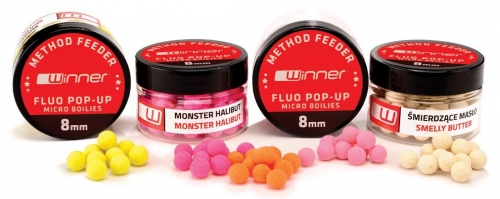 Бойлы Winner Method Feeder Fluo Pop-Up Micro Boilies 8mm 20g - купить | CarpZander