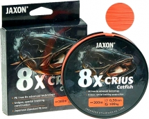 Шнур Jaxon Crius 8x Catfish Orange 0.37mm 300m 