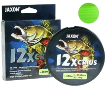 Шнур Jaxon Crius 12x Flash 0.12mm 150m ярко зеленый 