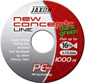 Купить Шнур Jaxon New Concept Line Dark Green 1000m ― Carp Zander