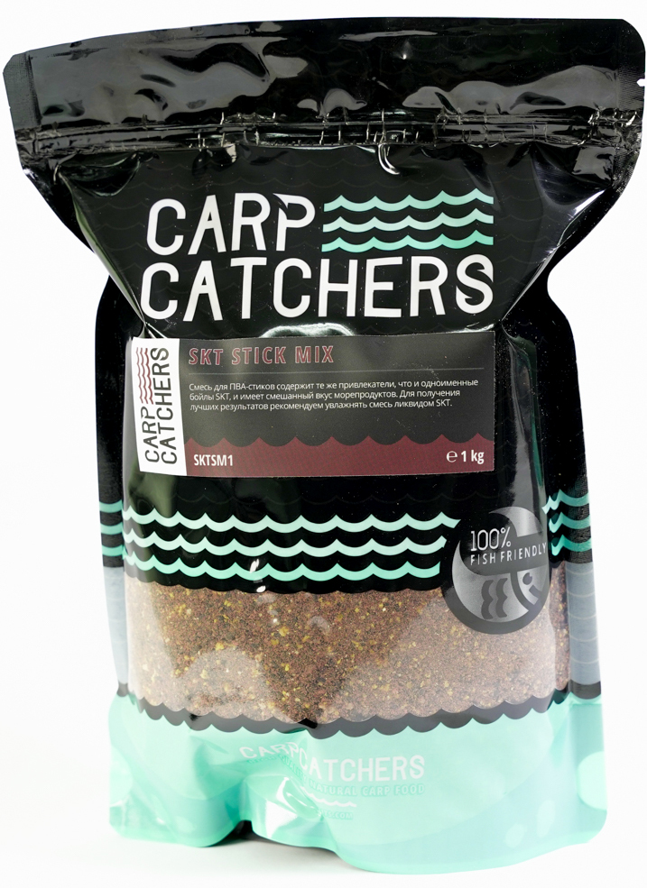Купить Стик микс Carp Catchers SQUID&BLACK CURRANT Stick Mix 1kg ― Carp Zander