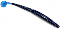 Силикон GAMBLER Slim EZ 6" Black Blue Glitter Blue Tail 1шт