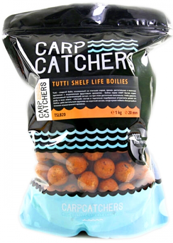 Бойлы вареные Carp Catchers тонущие Tutti Shelf Life Boilies 20mm 1kg - купить | CarpZander