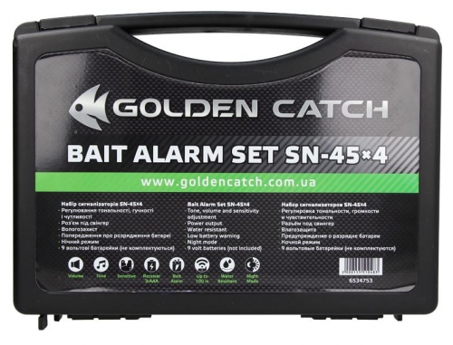 Купить Набор сигнализаторов Golden Catch SN-45*4 ― Carp Zander
