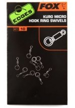 Верлюги Fox Edges Kuro Micro Hook Ring Swivels 10шт