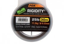 Поводковый материал Fox Edges Rigidity Chod filament 0.57mm 30lb x 30m trans khaki
