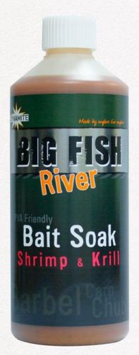Ликвид Dynamite Baits Big Fish River Bait Soakt Shrimp & Krill 500ml - недорого | CarpZander