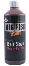Ликвид Dynamite Baits Big Fish River Bait Soak Meat-Furter 500ml