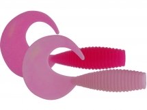 Силикон Kinetic Curlypup 5.1cm 2g White/Pink (10шт) Garlic