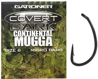 Купить Крючок Gardner Cover Continental Mugga Hooks Barbed ― Carp Zander