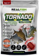 Прикормка REAL FISH TORNADO Универсал КРИЛЬ 900g