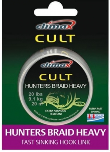 Купить Поводковый материал Climax Cult Heavy Hunters Braid ― Carp Zander