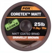 Купить Поводковый материал Fox Matt Coretex Gravelly Brown 20m ― Carp Zander