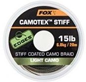 Повідковий матеріал Fox Camotex Stiff Light Camo 20m