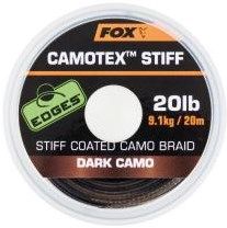 Поводковый материал Fox Camotex Stiff  Dark Camo 20m