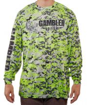 Лонгслив Gambler Long Sleeve Performance Shirt Digital Green