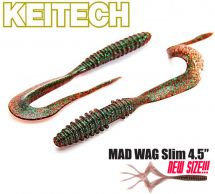 Силікон Keitech Mad Wag Slim 4.5" 1шт